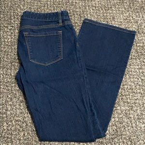 Loft dark wash boot cut jeans